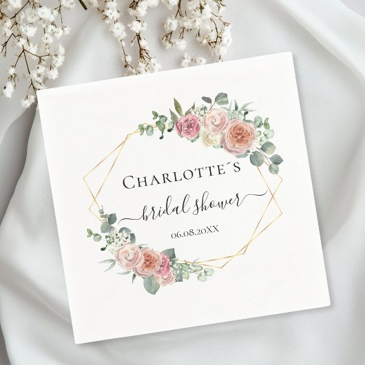 Elegant Boho Pastel Servet