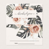 ÉLÉGANT BOHO RUST MONSTRERA PEONRA MARIAGE FLORAL (Outside Unfolded)