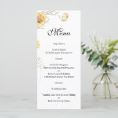Elégant Boho tournesol menu floral (Debout devant)