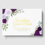 Élégant Boho violet Chic Roses petit Mariage (Recto)