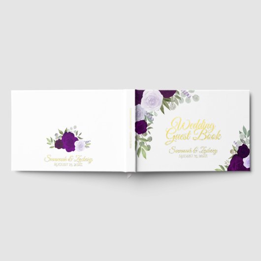 Élégant Boho violet Chic Roses petit Mariage (Complet)