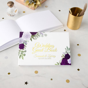 Élégant Boho violet Chic Roses petit Mariage