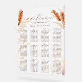 Elégant Boho Watercolor Mariage de automne Pampas (Angle)