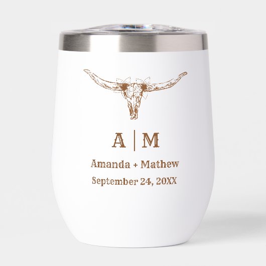 Élégant Boho Western Cowboy Mariage (Avant)