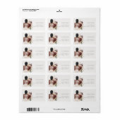 Elegant Boho White Wedding Gown Bride Adres Etiket (Full Sheet)