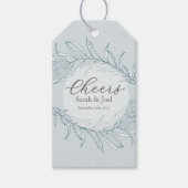 Elegant Boho Wildflower Wedding Cadeaulabel (Voorkant)