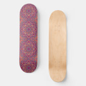 Elegant Boho Yoga Mandala Skateboard (Voorkant)