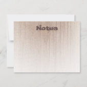 Elégant bois look dénudé Texte Modèle moderne (Devant)