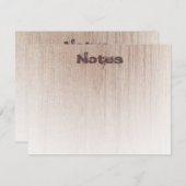 Elégant bois look dénudé Texte Modèle moderne (Devant / Derrière)