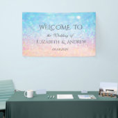 Elegant Bokeh Ombre Wedding Banner (Beurs)
