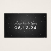 Élégant bon de boisson Hiver Cerf Étincelant Noir (Dos)