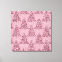 Elegant boompatroon | Dusty Mauve Pink Christmas