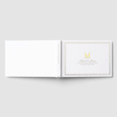 Elegant borders gold minimalist monogram wedding (Complet)