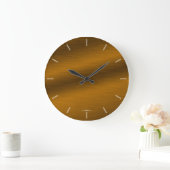 Elegant borsthed Bronze look Clock Grote Klok (Huis)
