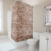 Elegant bos herten print douchegordijn (In situ)