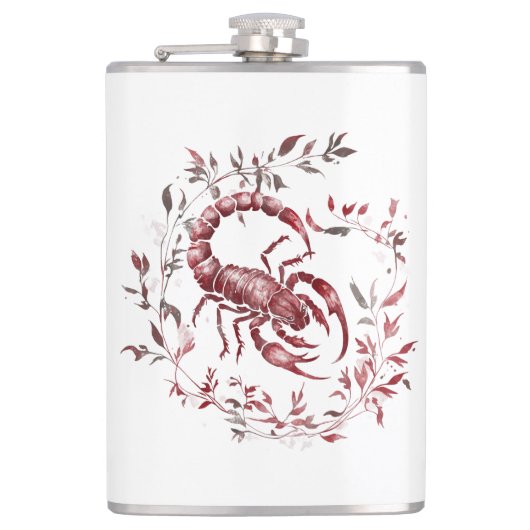 Elegant Boss Girl Scorpio Flask Heupfles (Voorkant)