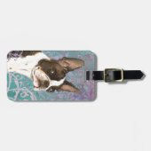 Elegant Boston Terrier Bagagelabel (Voorkant horizontaal)