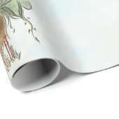 Elegant Botanical Bird Cadeaupapier (Rol Hoek)