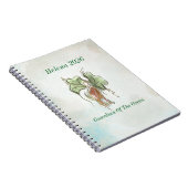 Elegant Botanical Bird Notitieboek (Rechterzijde)