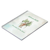 Elegant Botanical Bird Notitieboek (Linkerzijde)