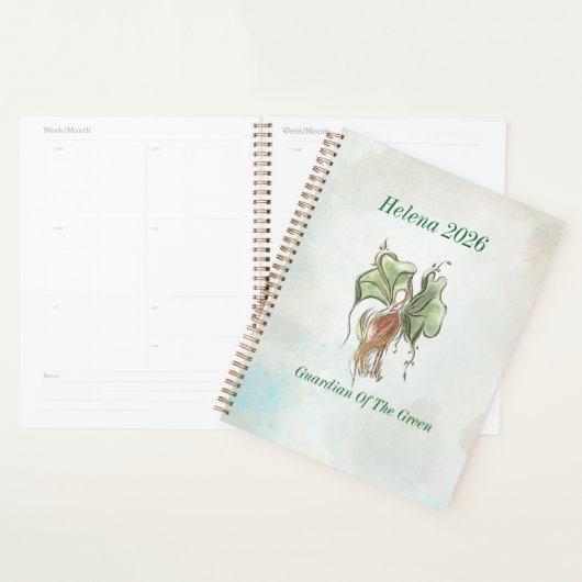 Elegant Botanical Bird  Planner (Display)