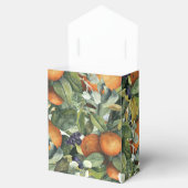 Elegant Botanical Citrus Greenery Wedding Bedankdoosjes (Geopend)