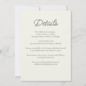 Elegant Botanical Engagement Party Invitation (Dos)