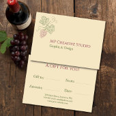 Elegant Botanical Grapevine Design