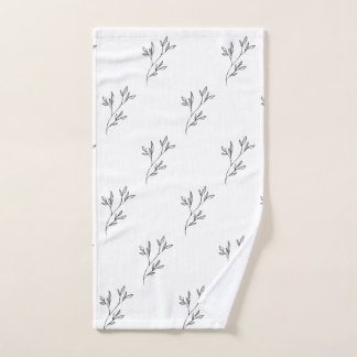 Elegant Botanical Hand Towel  Handdoek