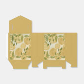 Elegant Botanical Lemon Greenery Bedankdoosjes (Uitgevouwen)