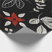 Elegant botanical pattern cadeaupapier (Hoek)