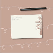 Elegant Botanical Personalized Post-It Notes