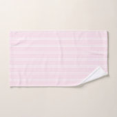 Elegant Botanical Pink Green Hydrangea Bad Handdoek (Handdoek)