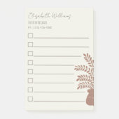 Elegant Botanical To-Do List Notes  (Voorkant)