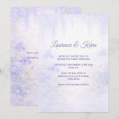 Elegant Botanical Wedding Invitation (Devant / Derrière)