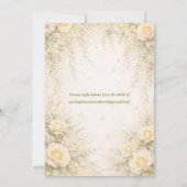 Elegant Botanical Wedding Invitation Save the date (Dos)