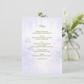 Elegant Botanical Wedding Menu (Debout devant)