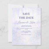 Elegant Botanical Wedding Save the date (Devant)