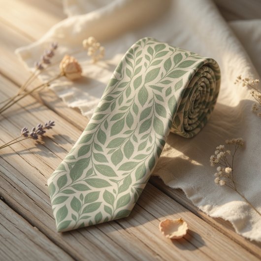 Elegant Botanisch blad Stropdas