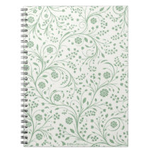 Elegant botanisch bloempatroon – Minimaal natuurge