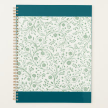 Elegant botanisch bloempatroon – Minimaal natuurge