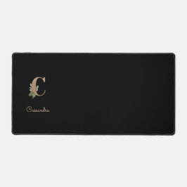 Elegant Botanisch Monogram Letter C Bureaumat