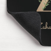 Elegant Botanisch Monogram Letter Z Muismat (Hoek)