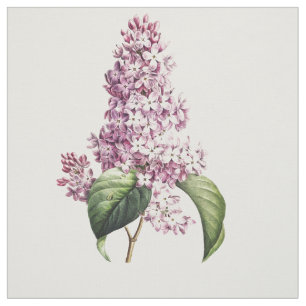 Elegant Botanisch Paars Lila bloesem Stof