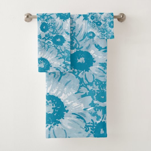 Elegant botanisch patroon bad handdoek (Insitu)