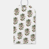 Elegant Botanisch Roos voor kerstmis Cadeaulabel (Achterkant)