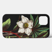 Elegant  Botanisch Roos voor kerstmis Case-Mate iPhone Case (Achterkant (horizontaal))