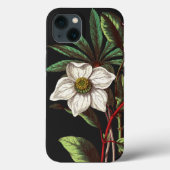 Elegant  Botanisch Roos voor kerstmis Case-Mate iPhone Case (Achterkant)