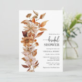 Elegant botanisch Vrijgezellenfeest Kaart (Staand voorkant)