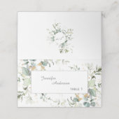 Elegant Botanische Eucalyptus Greenery (Buitenkant ongevouwen)